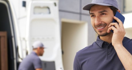 Business owner by his van | Commercial Insurance Quote Checklist