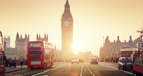  un amanecer sobre el Big Ben en Londres