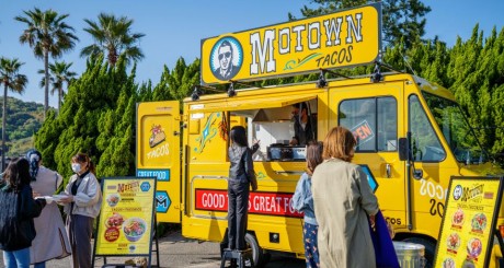 A branded truck open for business | Small Business Guide to Vehicle Branding