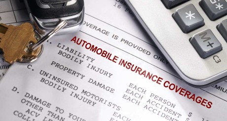 auto insurance coverage document